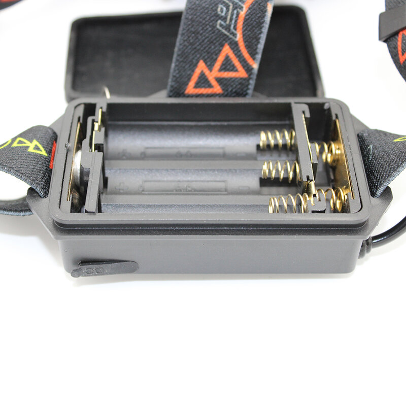 Фсветильник налобный Аккумуляторный с зарядкой от USB, 18650 лм, 2 x XM-L T6