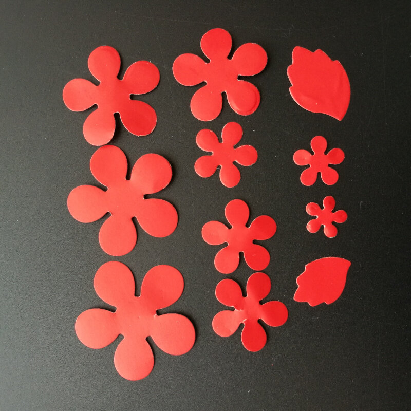 Металлические цветы оставляют вырезанные штампы трафареты для «сделай сам» Скрапбукинг Фотоальбом декоративное тиснение «сделай сам» бумажные карты