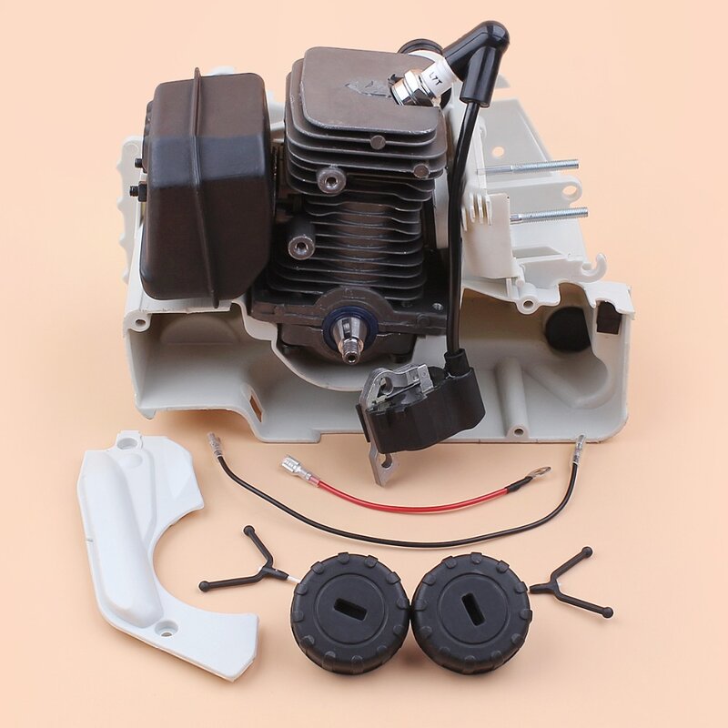 Kit de reparo para motor, manivela para silenciar pistão, 38mm, ideal para stihl, 018, ms180, 017, ms170, motosserra