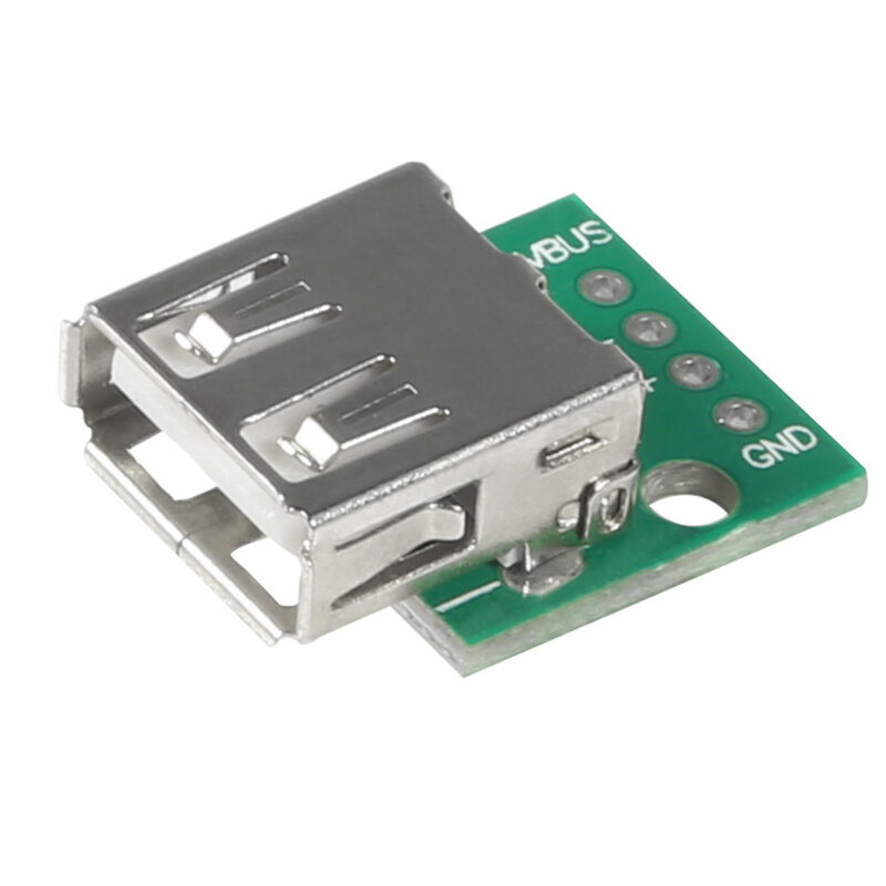 Conversor de adaptador de placa pcb 2.54mm, conector de placa pcb tipo a fêmea para arduino pcb 10 peças