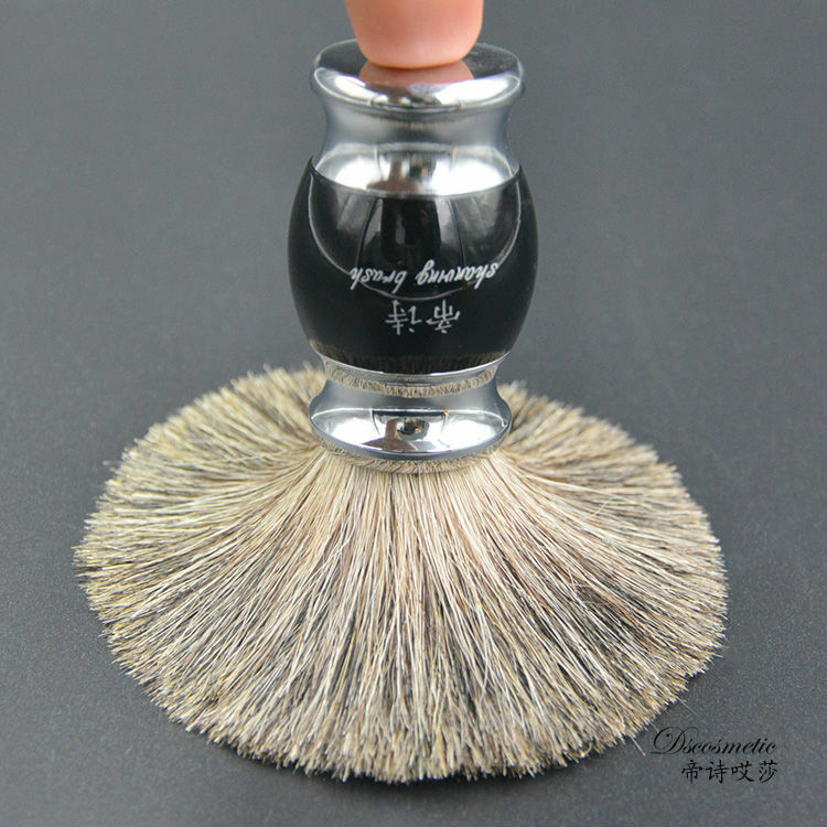 Shave brush pure Badger met Hars Handvat en metalen china borstel levert vintage hand-crafted scheerkwast