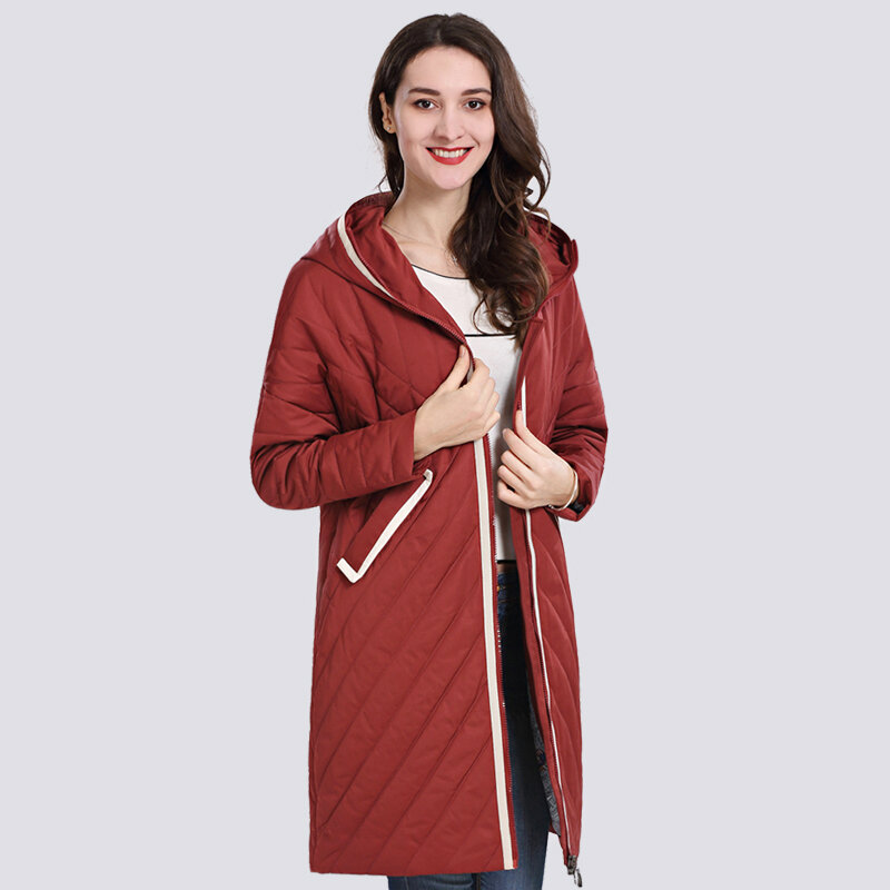 2020 wysokiej jakości damski płaszcz wiosna Autum kobiet wiatroszczelna cienka kurtka długi Plus rozmiar z kapturem nowy wzory kobiety kurtki znosić