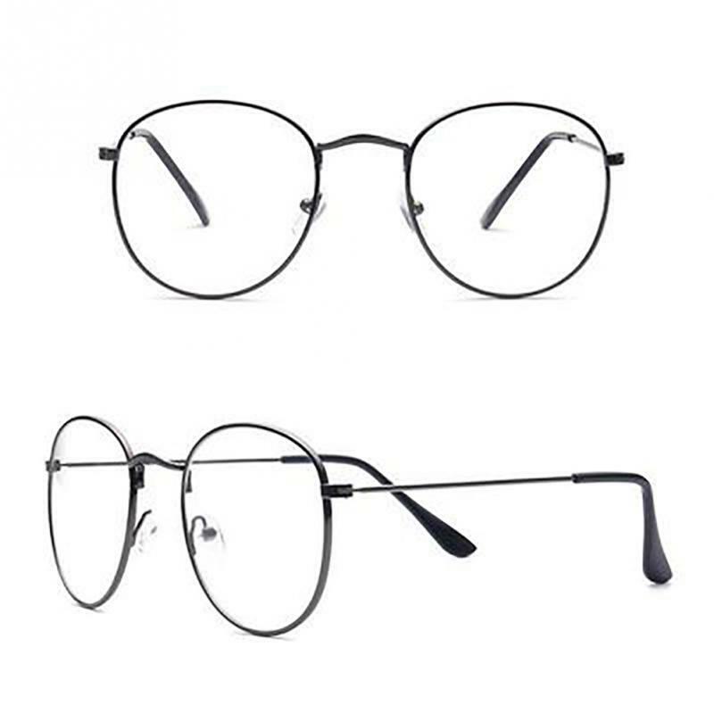 Vintage okrągłe okulary ramka retro kobieta marka projektant gafas De Sol spektakl zwykły okulary Gafas okulary okulary
