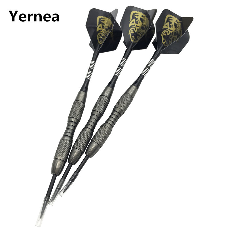 Yernea-dardo duro profesional de 3 piezas, 20g, longitud Total, 16cm, punta de acero, barril de tungsteno, eje de aluminio