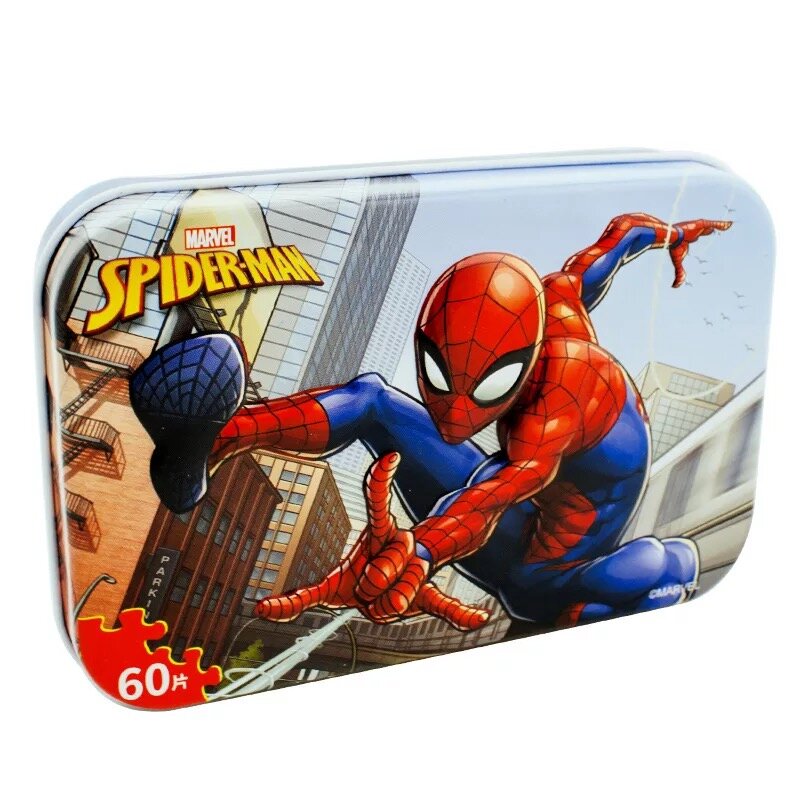 Marvel  Avengers Spiderman Cars Disney Pixar Cars 2 Cars 3 Puzzle Toy Children Wooden Jigsaw Puzzles Toys for Children Gift