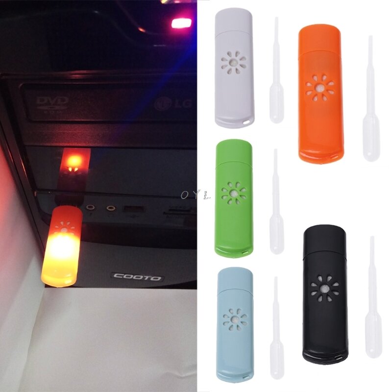 Difusor de aromaterapia Mini USB para coche, humidificador de Aroma, aceite esencial, aire acondicionado para el hogar