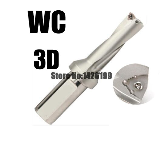 1 개 WC25-3D-SD15--SD19, 교체 블레이드 및 드릴 유형 WCMT 삽입 U 드릴링 얕은 구멍, 인덱서 블 삽입 드릴