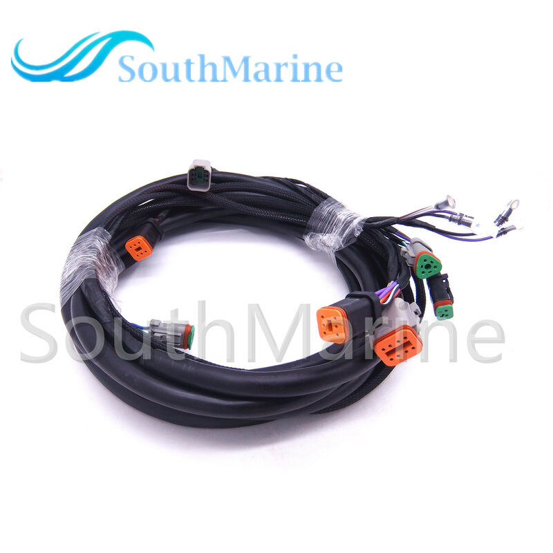 0176340 176340 New SystemCheck 15ft Main Modular Ignition Wiring Harness Cable for Evinrude Johnson OMC Remote Control boxes