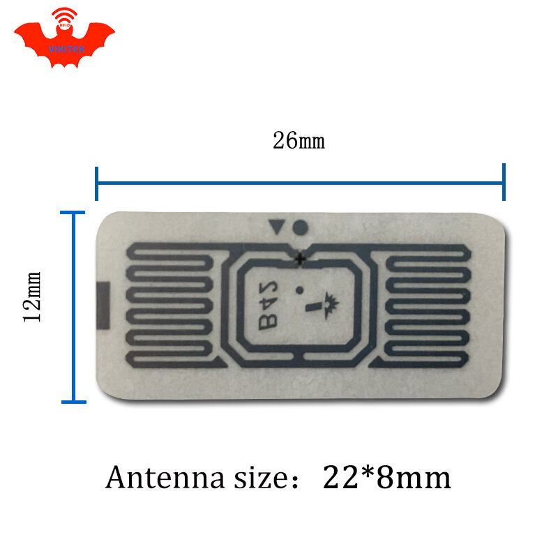 Impinj-etiqueta adhesiva inteligente RFID B42, 915mhz, 900, 868mhz, 860-960MHZ, Higgs3, EPCC1G2, 6C