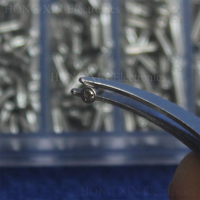 1000Pcs Sekrup Stainless Steel Kaca Mata Watch Kacamata Ponsel Kacamata Sekrup Kacang Obeng Set Alat Perbaikan Kit