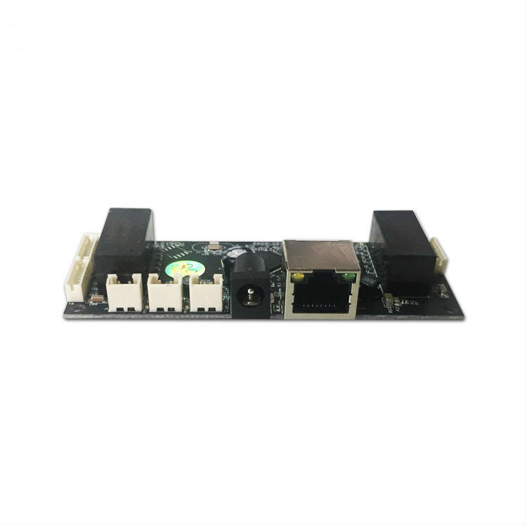 Módulo de interruptor Ethernet Industrial de 10/100/1000mbps, placa PCBA de 4 puertos OEM, puertos de detección automática, placa base OEM