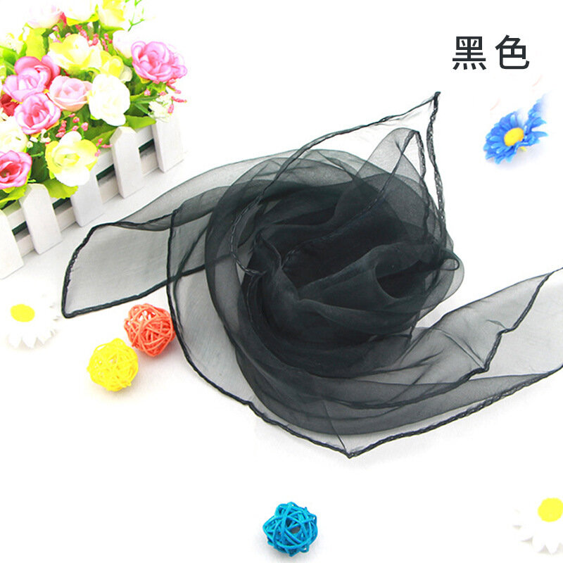 explosion models 60*60cm solid color women's scarves summer new style sunglasses sun protection shawls beach towels