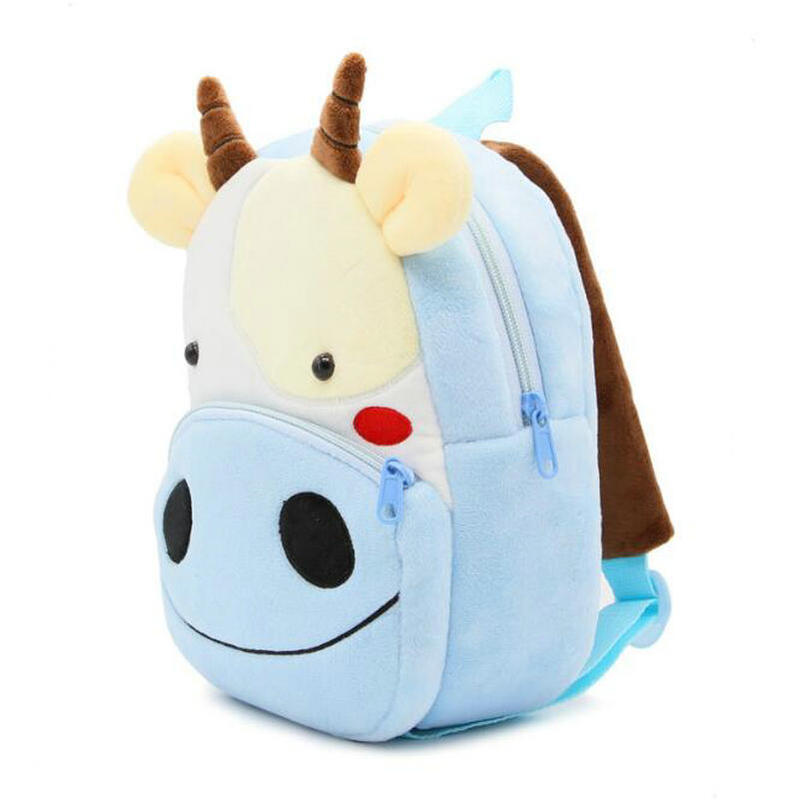 Cartoon Animal Unicorn Soft Plush Backpack Children kindergarten Schoolbag Kids Baby School Bags Girls Boys Backpacks