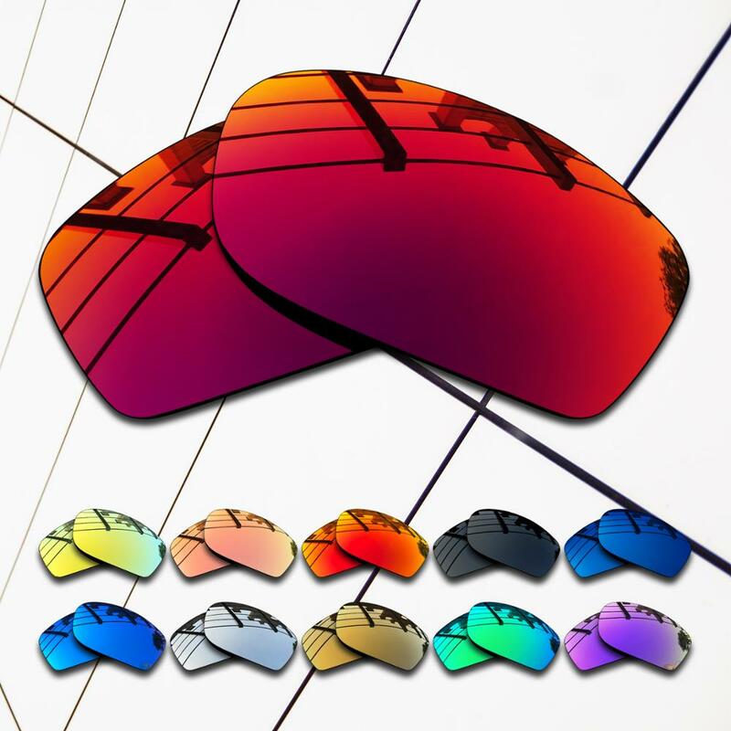 Atacado eo.s lentes polarizadas de substituição para óculos de sol quadrados oakley fives-variedades cores
