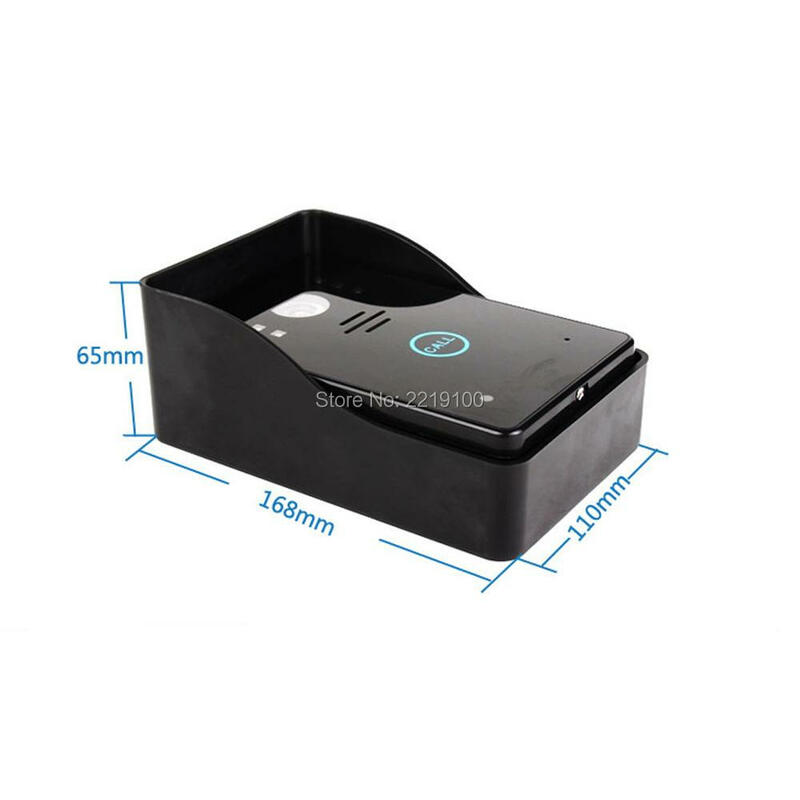 Sysd Video Deurbel Intercom 7 Inch Kleuren Lcd Monitor Video Deurtelefoon Met Camera Home Security System