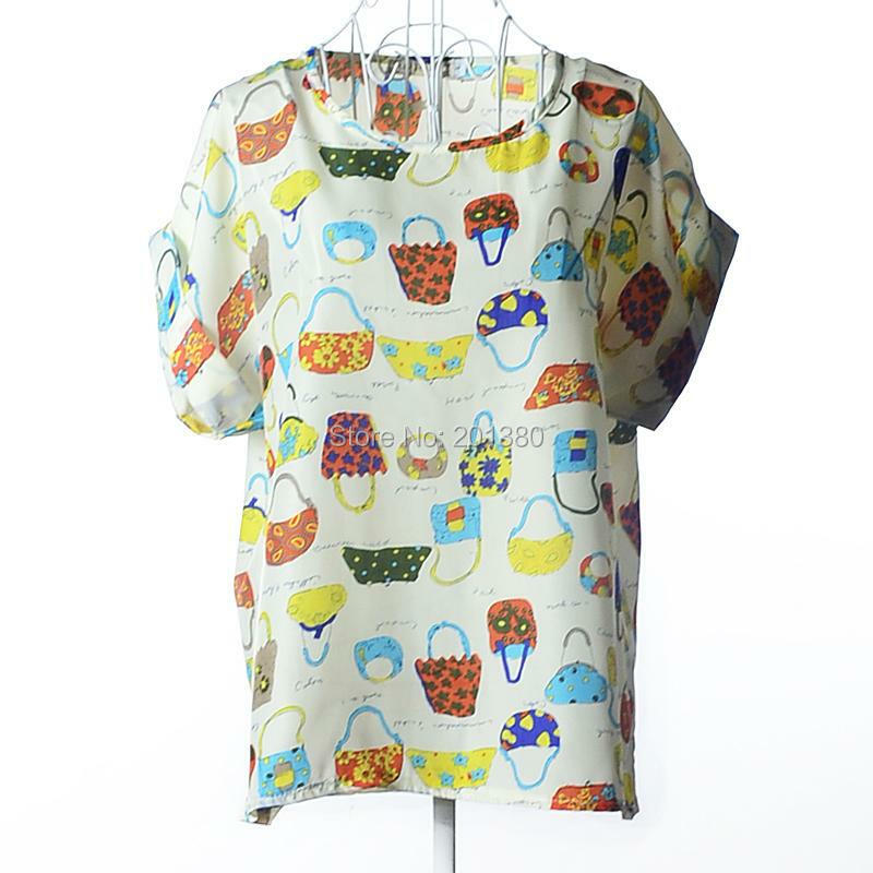 Blusa de chifón con estampado tribal para verano, camisa de cuerpo para mujer, 2019
