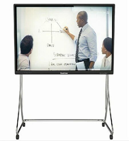 55 Inci Peralatan Mengajar Kelas Semua Dalam Satu PC + Layar Sentuh TV + Papan Tulis Interaktif