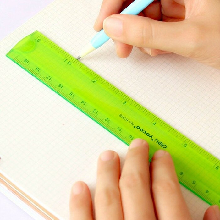 20cm, 30cm band, flexible lineal multicolor studenten ist nicht leicht zu brechen herrscher schule büro schreibwaren