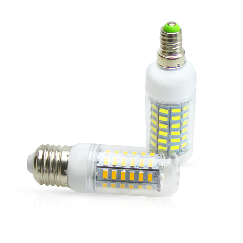 Lámpara LED para decoración del hogar, luces de mazorca de maíz, 24, 36, 48, 56, 69, SMD 5730, E27, E14, 5730SMD