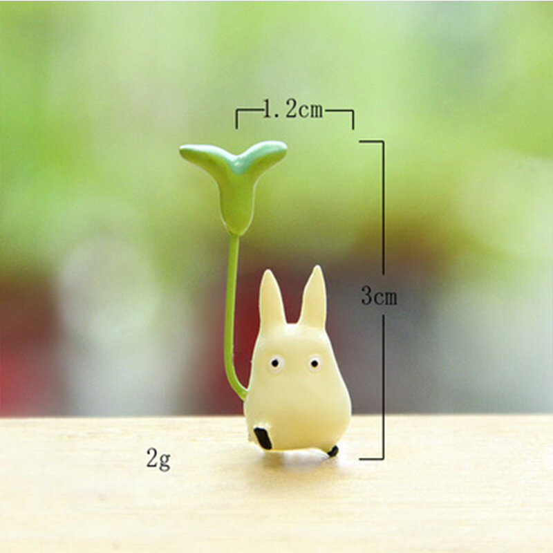 Japonia mini Totoro figurka żywica zabawki ghibli miyazaki anime szczęście Totoro figurka model kolekcjonerska dekoracja dla dzieci