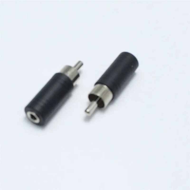 3pcs 3.5mm Female Audio plug to RCA Male Socket 3.5 Plug jack Adapter Connector For Microphone