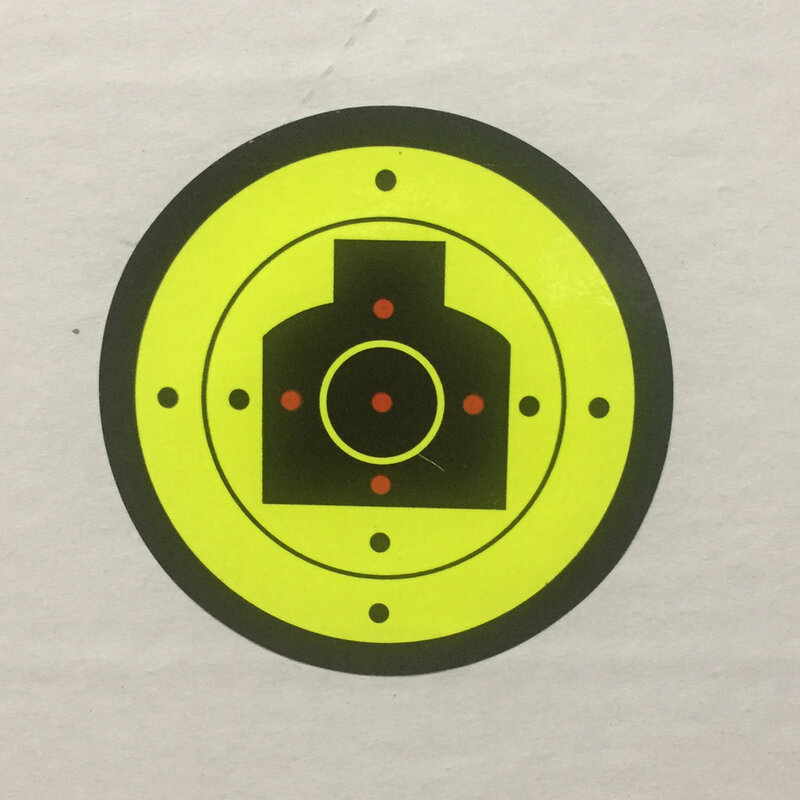 Target Tembak Berburu Panas 100 Buah Stiker Target Diameter 3 "/7.5Cm Spliter Blossom Olahraga Luar Ruangan Dalam Ruangan