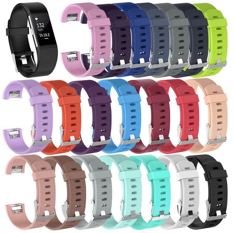 Soft Silicone Sport Watchband Bracelet Belt Replacement Wristband Watch Strap for Fitbit Charge 2 Bracelet Watch Band Promotion