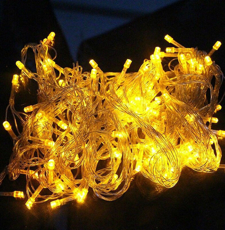 20M 200 LEDs 110V 220V led string light warm white colorful holiday led lighting Christmas/Wedding/Party/Home Decoration Lights