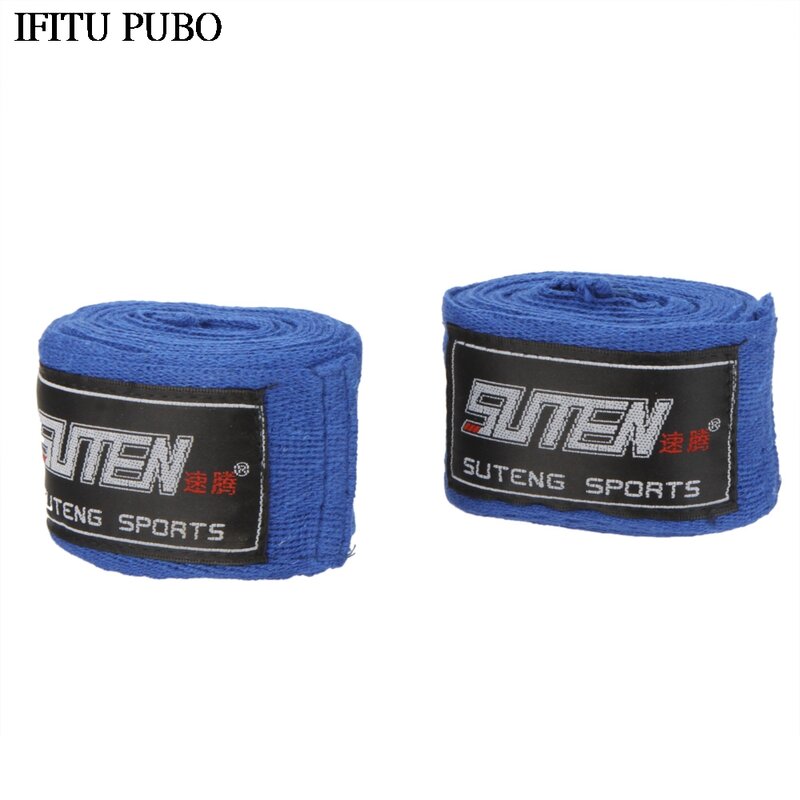 1pc roll Width 5cm Length 2.5M 100% Cotton Sports Strap Sanda Muay Thai MMA Taekwondo Boxing Bandage Hand Wraps WYQ