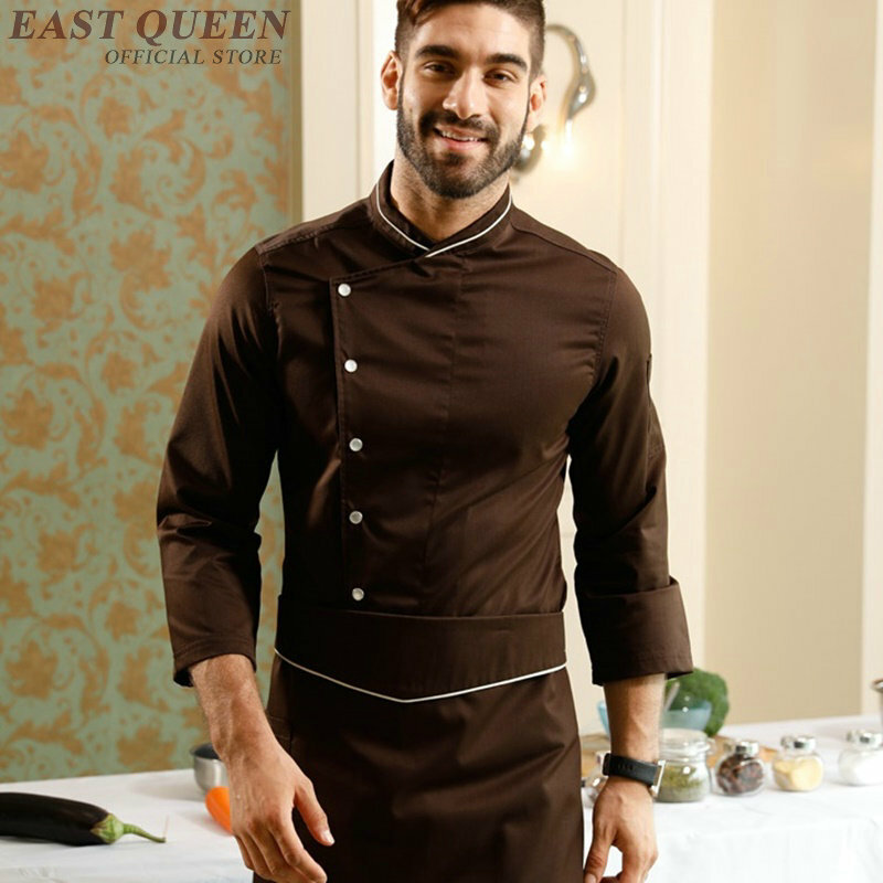แจ็คเก็ต Chef เบเกอรี่ชุด cook เสื้อผ้าอาหารบริการเชฟร้านอาหาร catering เสื้อผ้า cook coat เสื้อผ้า DD1154