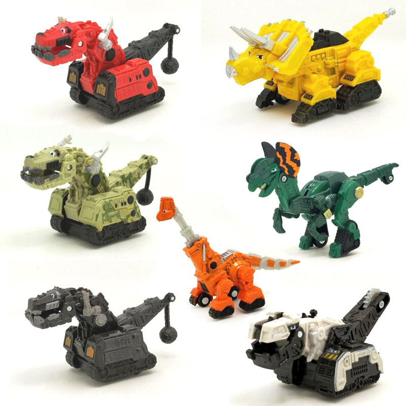 Truk Dinosaurus Mobil Mainan Dinosaurus Dapat Dilepas untuk Dinotrux Model Mini Mainan Hadiah Anak-anak Baru Model Dinosaurus Mainan Anak Mini