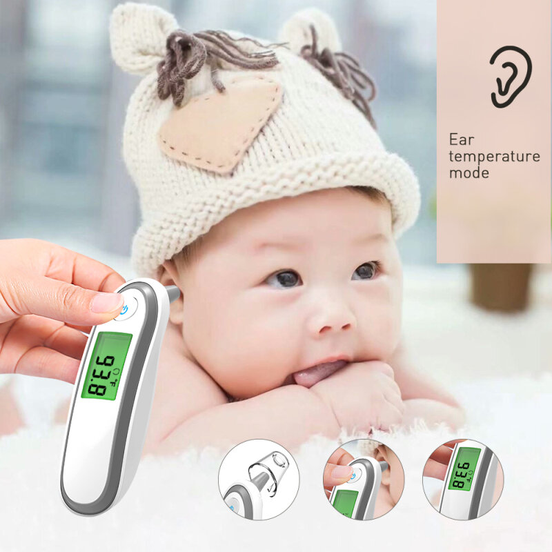 Medical Infrared Fever Ear Thermometer For Baby Adult Laser Thermometre Termometro Digital Bebes Non-contact Body Temperature