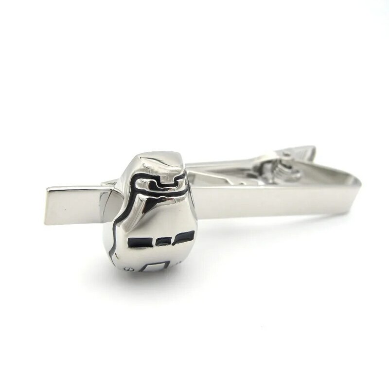 IGame-Superheroes Tie Clips for Men, Brass Material, Silver Color, Iron Cartoon, Tie Bar, Novel, Quality, Free Shipping