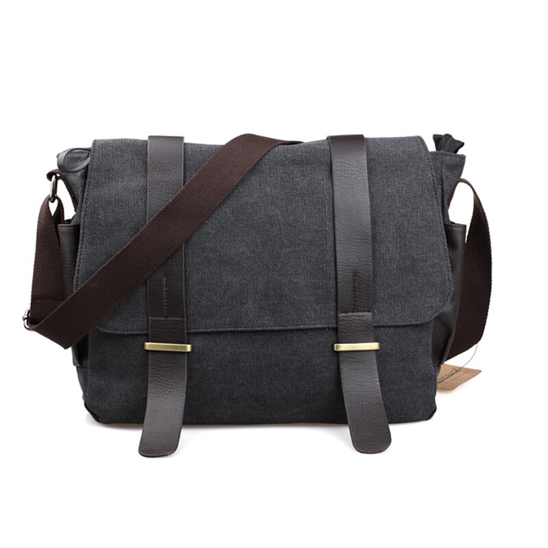 Сумка на плечо мужская в Корейском стиле, парусиновая сумочка-мессенджер через плечо для путешествий/отдыха/колледжа