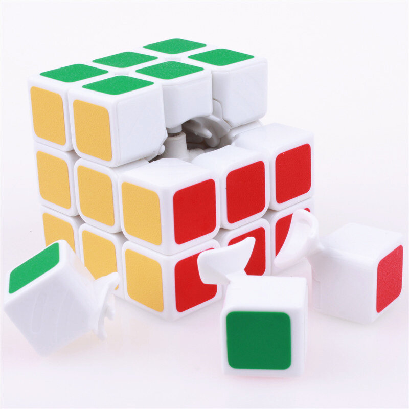 3x3x3 3 레이어 큐브 퍼즐 장난감 매직 큐브 Profissional 흑백 색상 네오 어린이 장난감 퍼즐 큐브 무료 배송