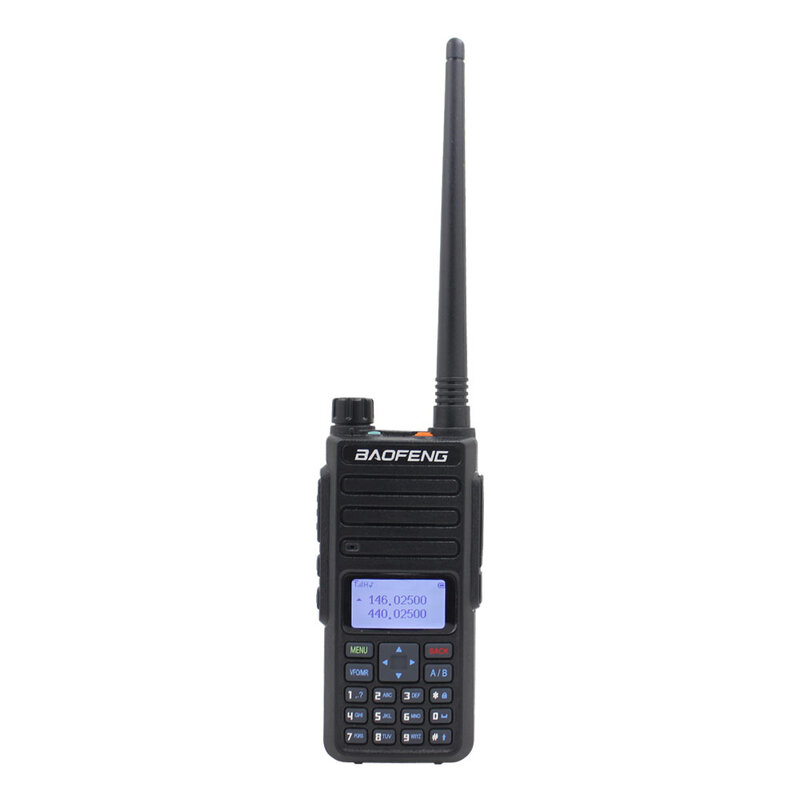 Baofeng dupla banda uhf vhf BF-H6 136-174mhz 400-520mhz tri-potência 2w/5w/10w potência walkie talkie 10km de longa distância falando rádio presunto