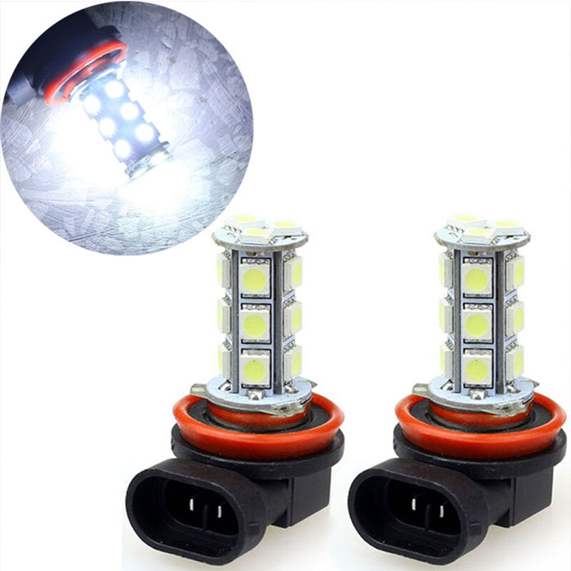 Super white and bright DC 12V LED Car Driving Fog Headlight 5050 SMD Auto Fog Lamp for fog weather driving  H8/ H11