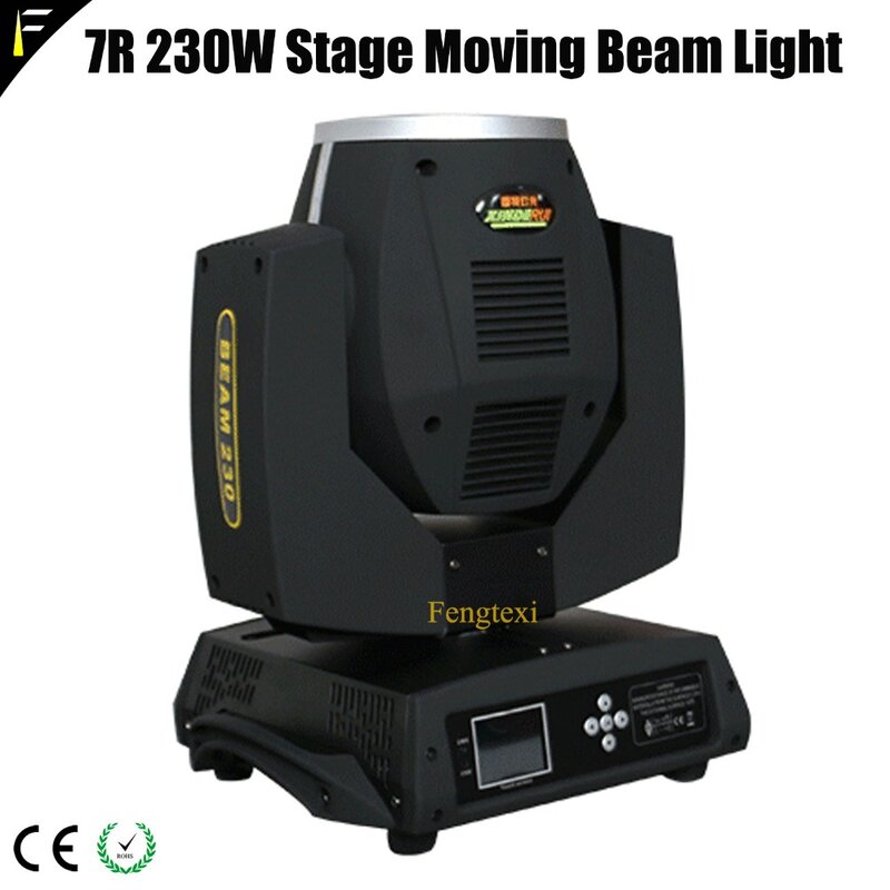 6xlot-proyector Spot Beam 230 7r, cabezal móvil Sharpy Opera Beam R7, 230w, con efecto arcoíris giratorio, incluye estuche de luz