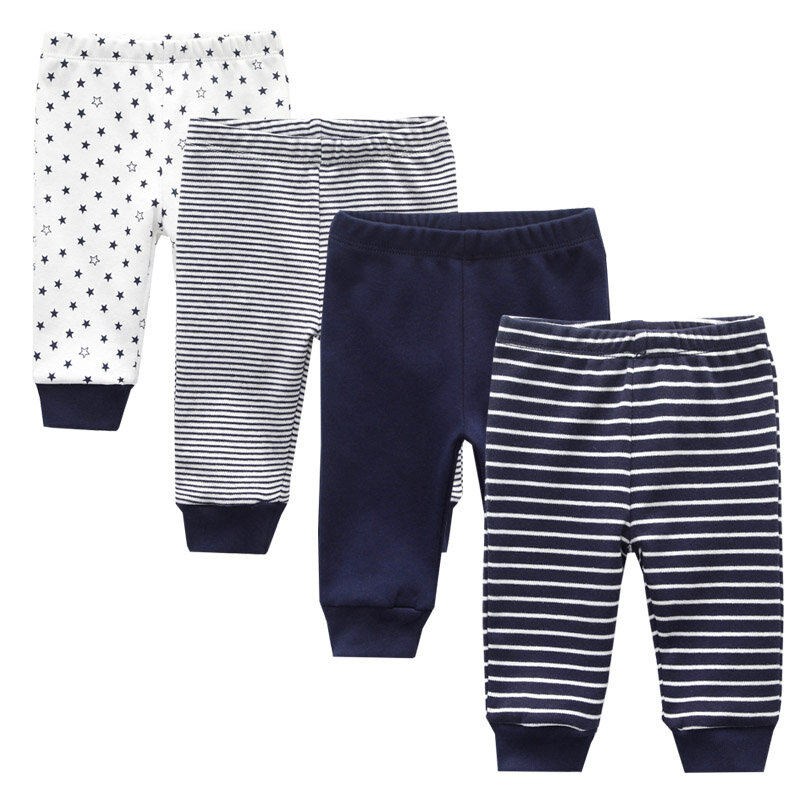 Leggings de algodón para bebé, pantalones de verano para recién nacido, Unisex, 3/4 unids/lote