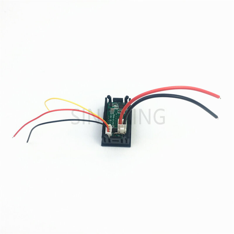 Mini voltímetro Digital, amperímetro, DC 100V, 10A, Panel Amp, medidor de corriente de voltaje, probador de 0,28 ", azul, rojo, pantalla LED Dual