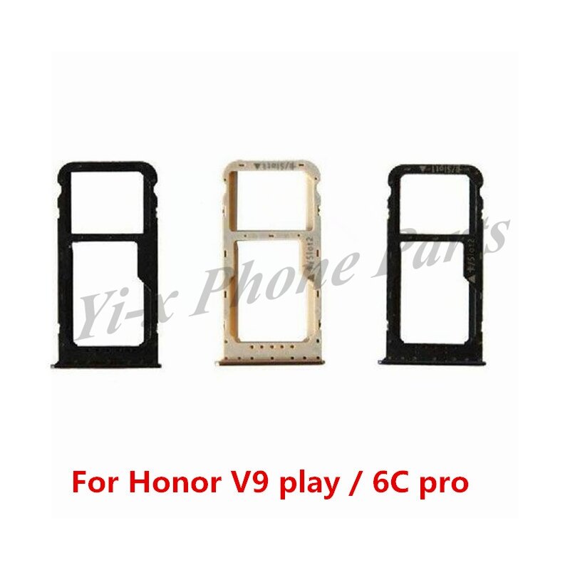 Vassoio di Carta di SIM Per Huawei Honor 6C Pro/Honor V9 Play Sim Card Adattatore Del Supporto Slot