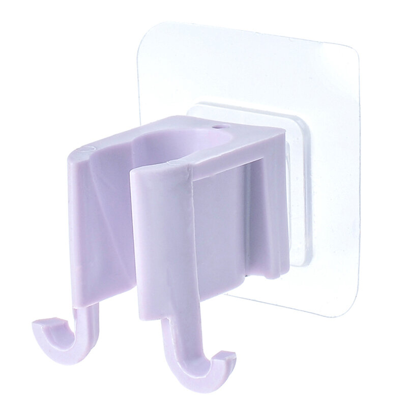 Palo de mano autoadhesivo ajustable, soporte de ducha de baño montado en la pared, soporte de alcachofa de plástico