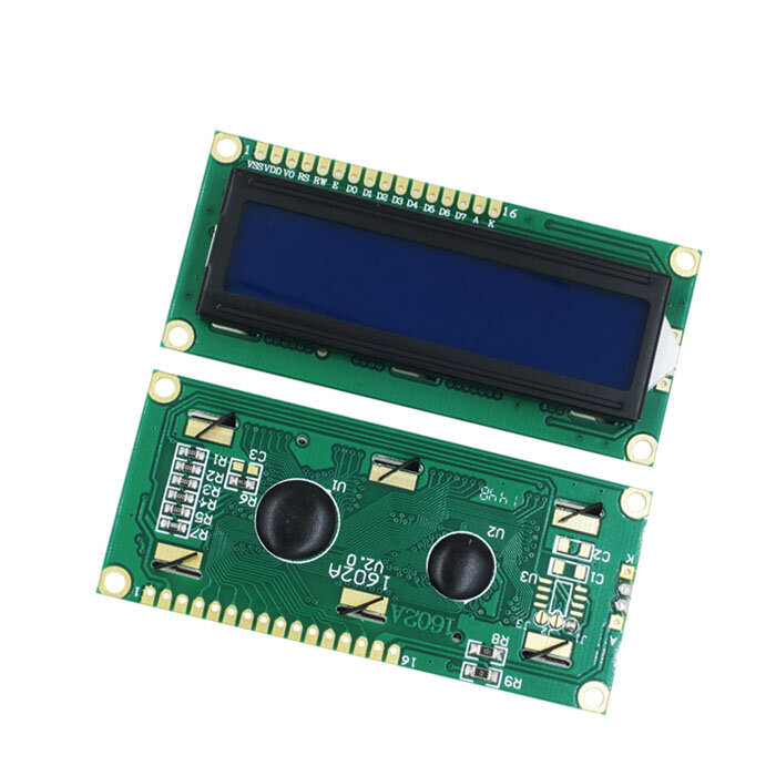 20 sztuk 1602 16x2 znaków moduł wyświetlacza LCD HD44780 kontroler niebieski/tło Green screen blacklight LCD1602 monitor LCD