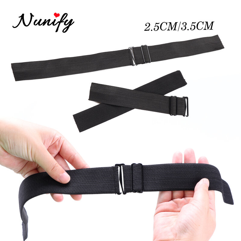 Nunify-bandas elásticas para pelucas, 1 unidad, gran banda elástica ajustable para hacer pelucas/cierre/extensión, accesorios para pelucas, herramientas