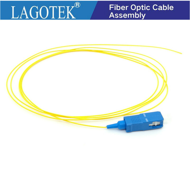 SC UPC Fiber Optic Pigtail Simplex 0.9mm 9/125 Single Mode 1.0Meter