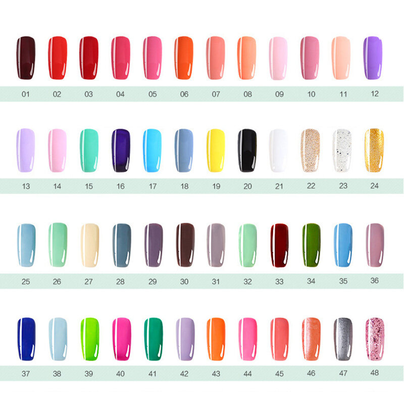 Lily angel 1 piezas 6 ML 48 colores elegir esmalte de uñas rápido cáscara seca de líquido arte esmalte de uñas fácil limpio esmalte de uñas