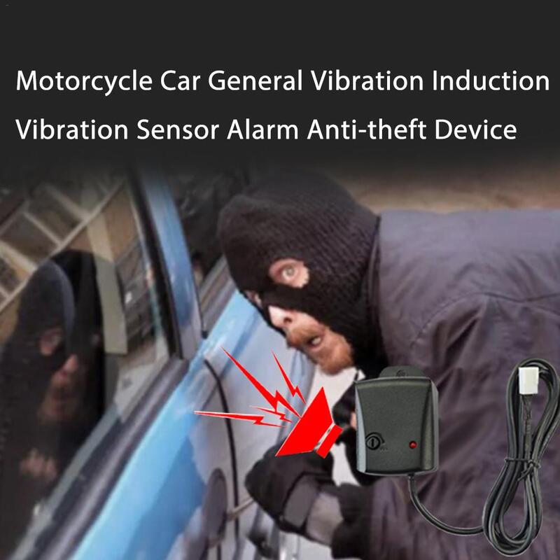Alarma de Sensor de inducción de vibración General para coche y motocicleta, dispositivo antirrobo, sistema sin llave, Kit de bloqueo Central remoto automático, lo último