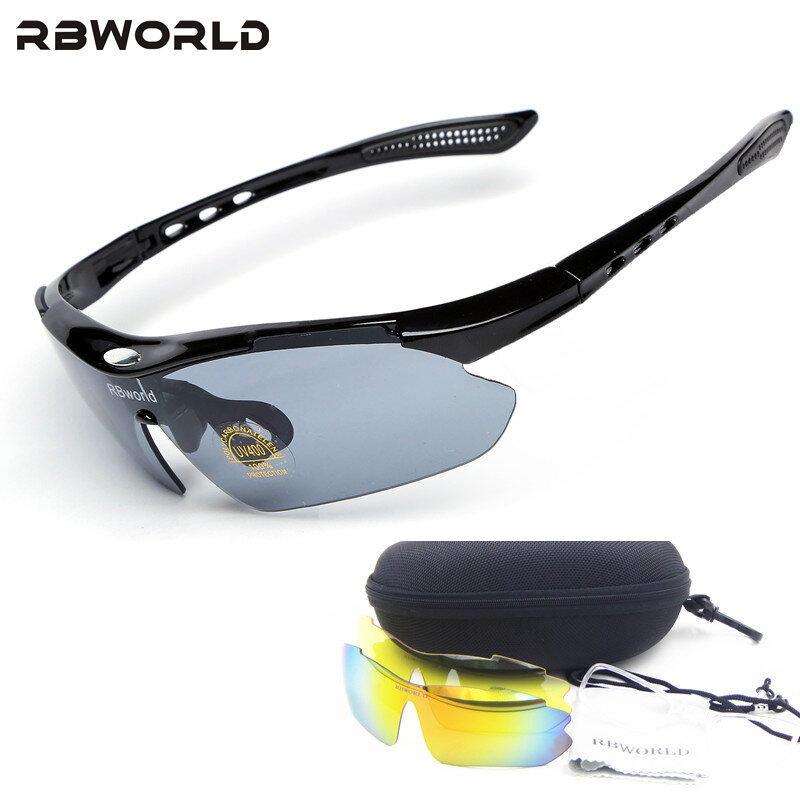 3 lenses Cycling Sunglasses MTB glasses motorcycle UV400 Sun Glasses Outdoor Sports Bicycle Bike TR90 Goggles Eyewear Accessory