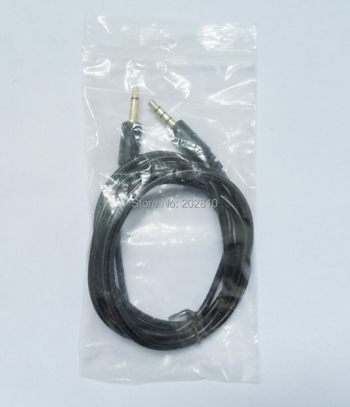 Navidadfnaf-cable de Audio negro de cobre, Conector de 1,5 metros, dc3.5 mm, 4 conexiones a dc3.5 mm, 2 conexiones, 1 piezas.