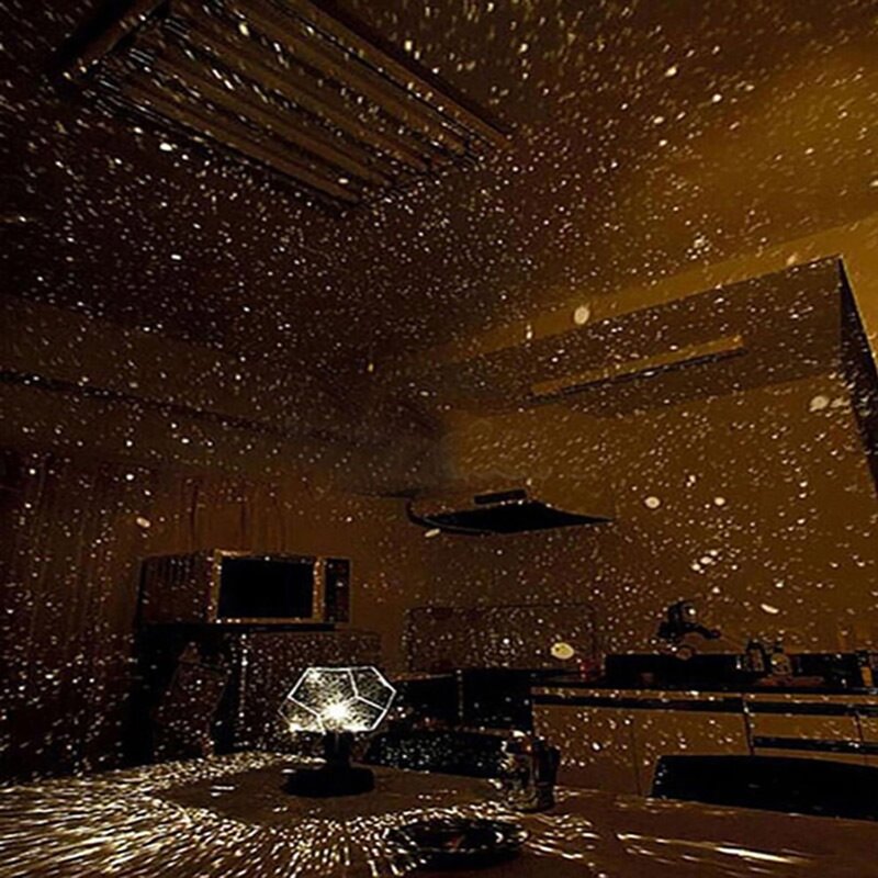 La estrella Celestial Astro cielo Cosmos noche luz proyector lámpara estrellado dormitorio romántico, decoración para el hogar para el envío de la gota